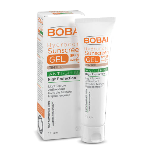 بوباى جيل واقى من الشمس ملون بمعامل حماية (SPF50) 50 جم - Bobai